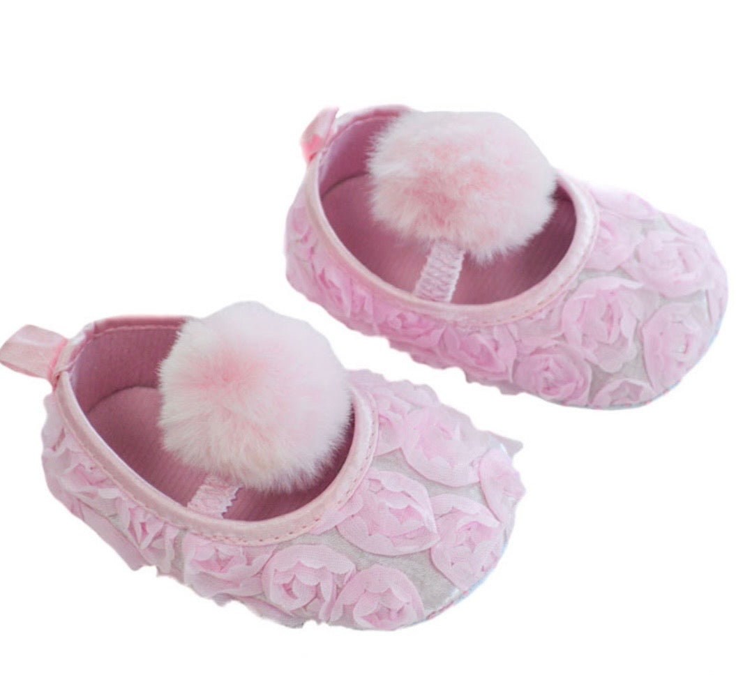 Pink Dolly Baby Shoes