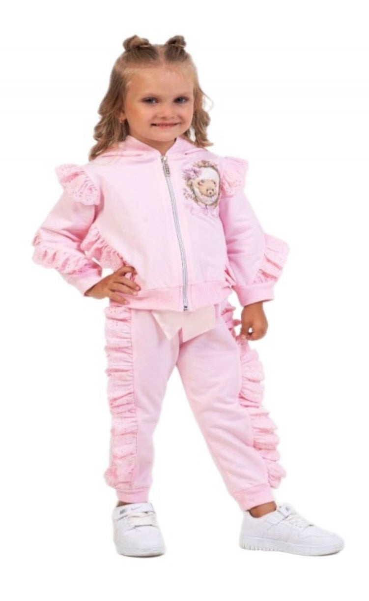 Pink Teddy Jogger