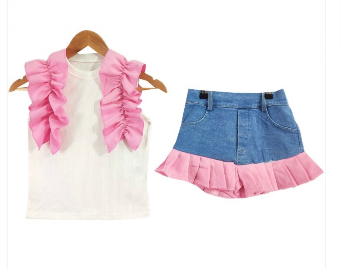 Denim Frill