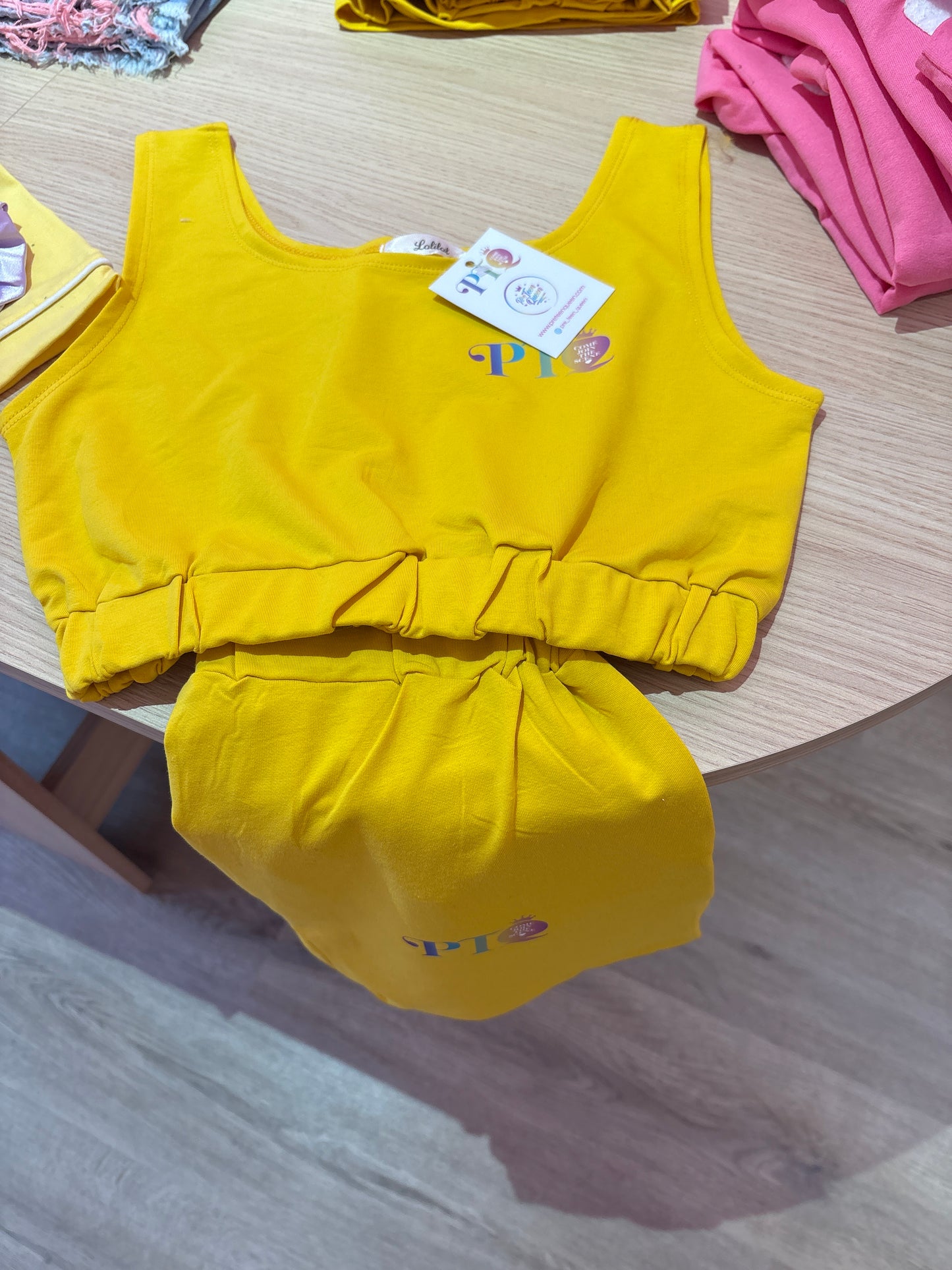 Yellow PTQ Co-ord
