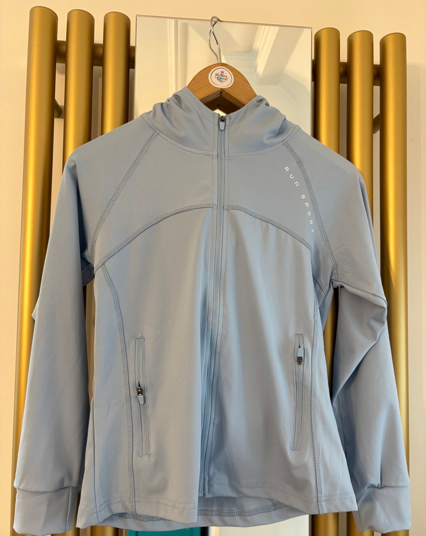 Pale Blue Activewear Two Piece Set
