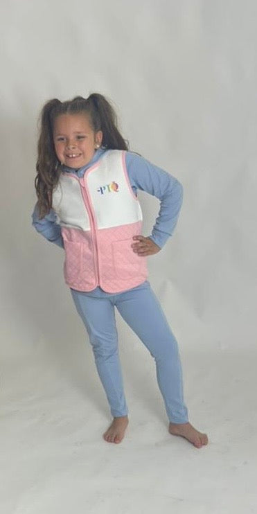 Pale Blue Activewear Two Piece Set