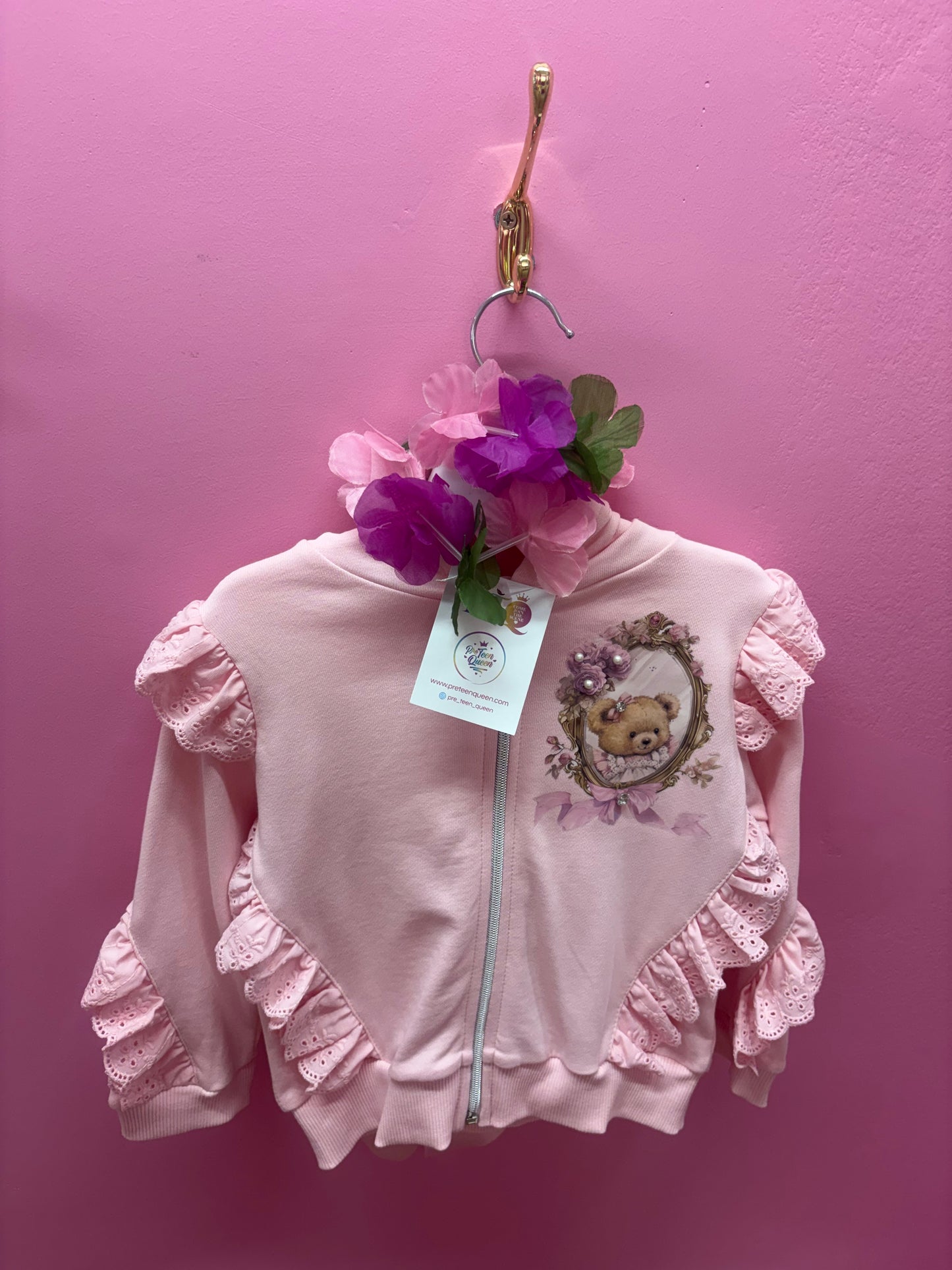 Pink Teddy Jogger