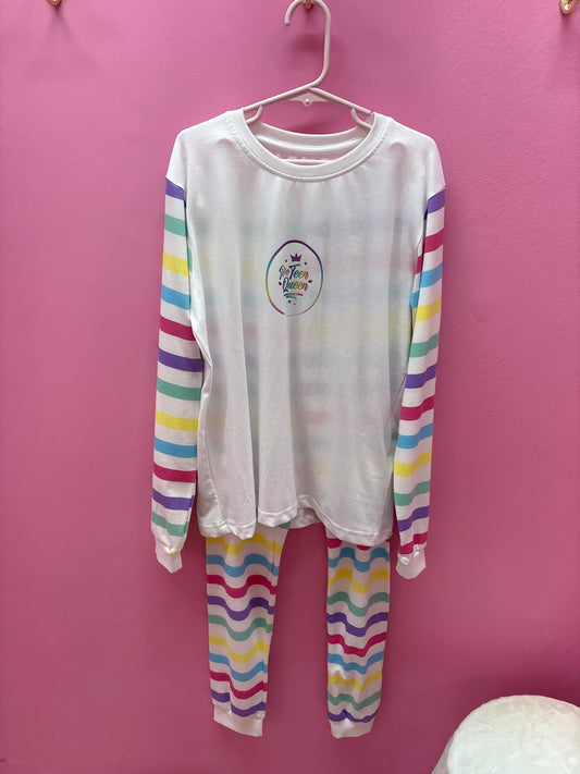 Pre Teen Queen Candy Stripe Pj’s