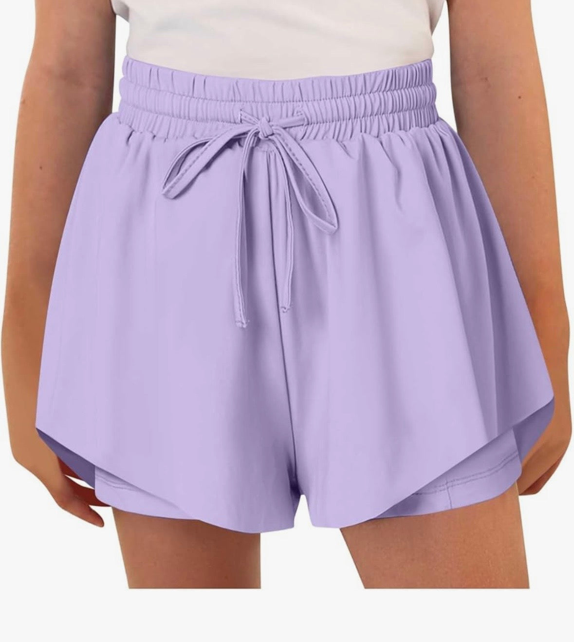 Lilac Track Shorts