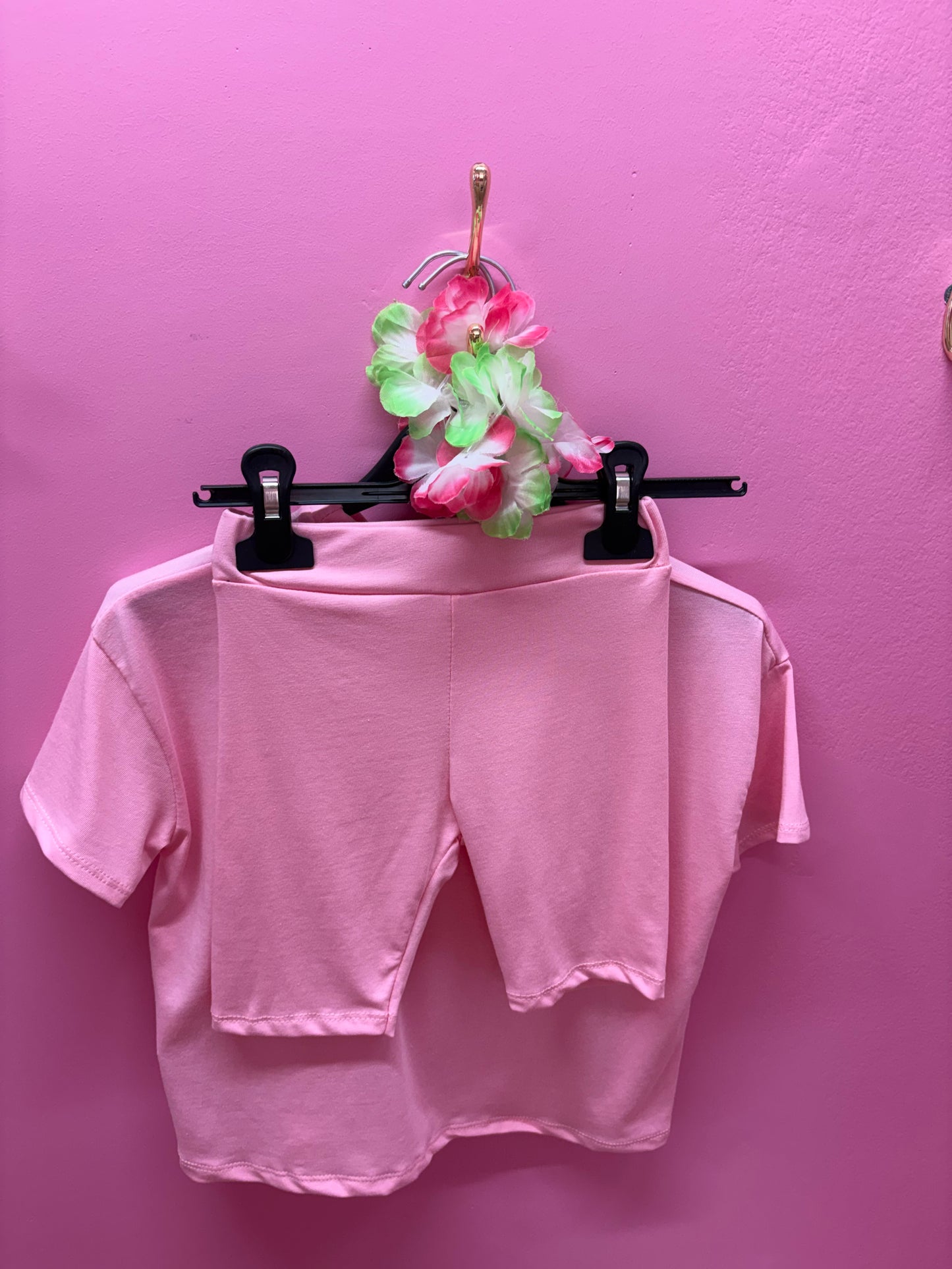 BFF T & Shorts Co-ord Pink