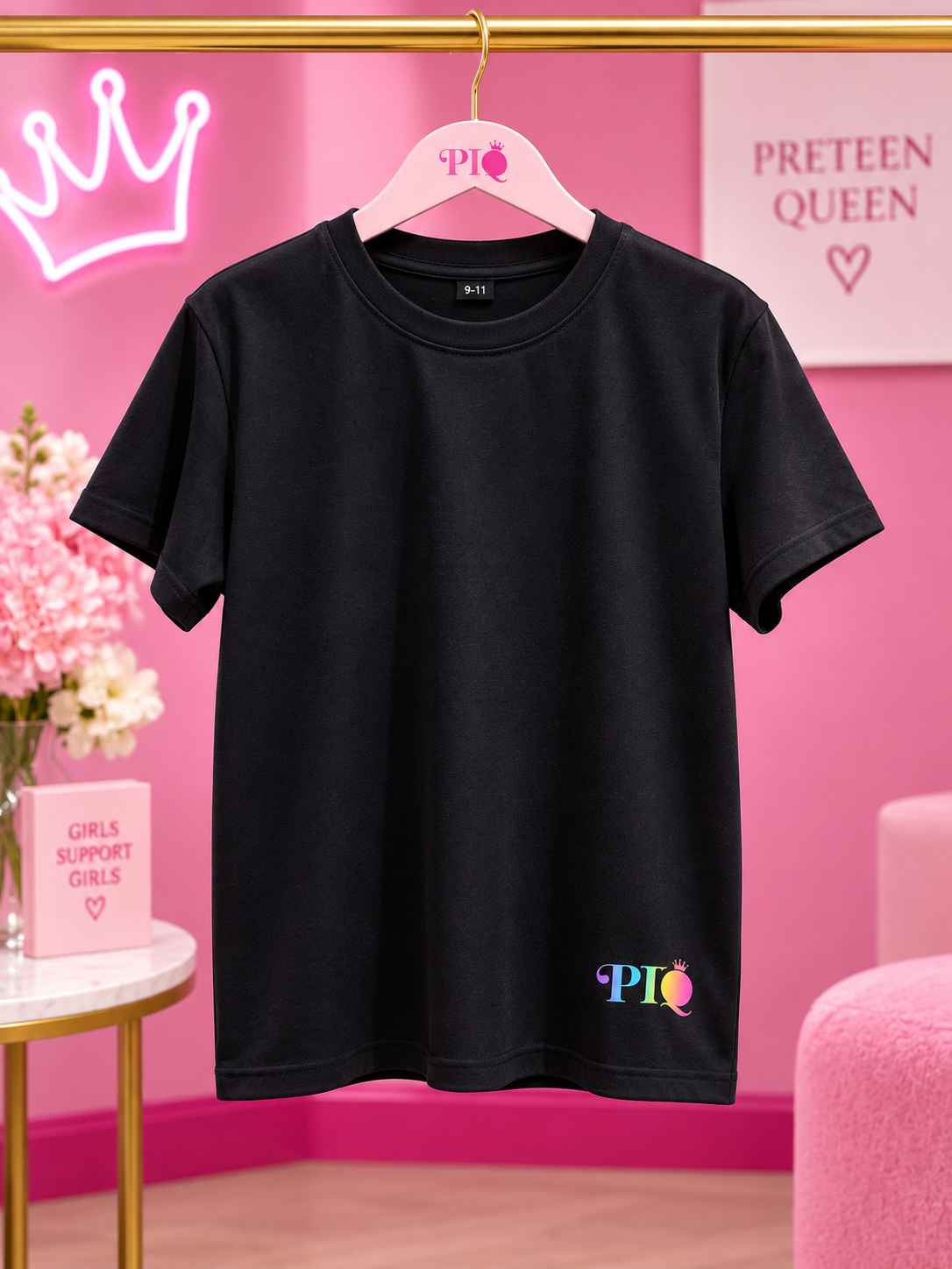 PTQ Black Activewear Top