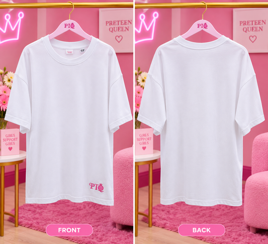 PTQ White Oversized T
