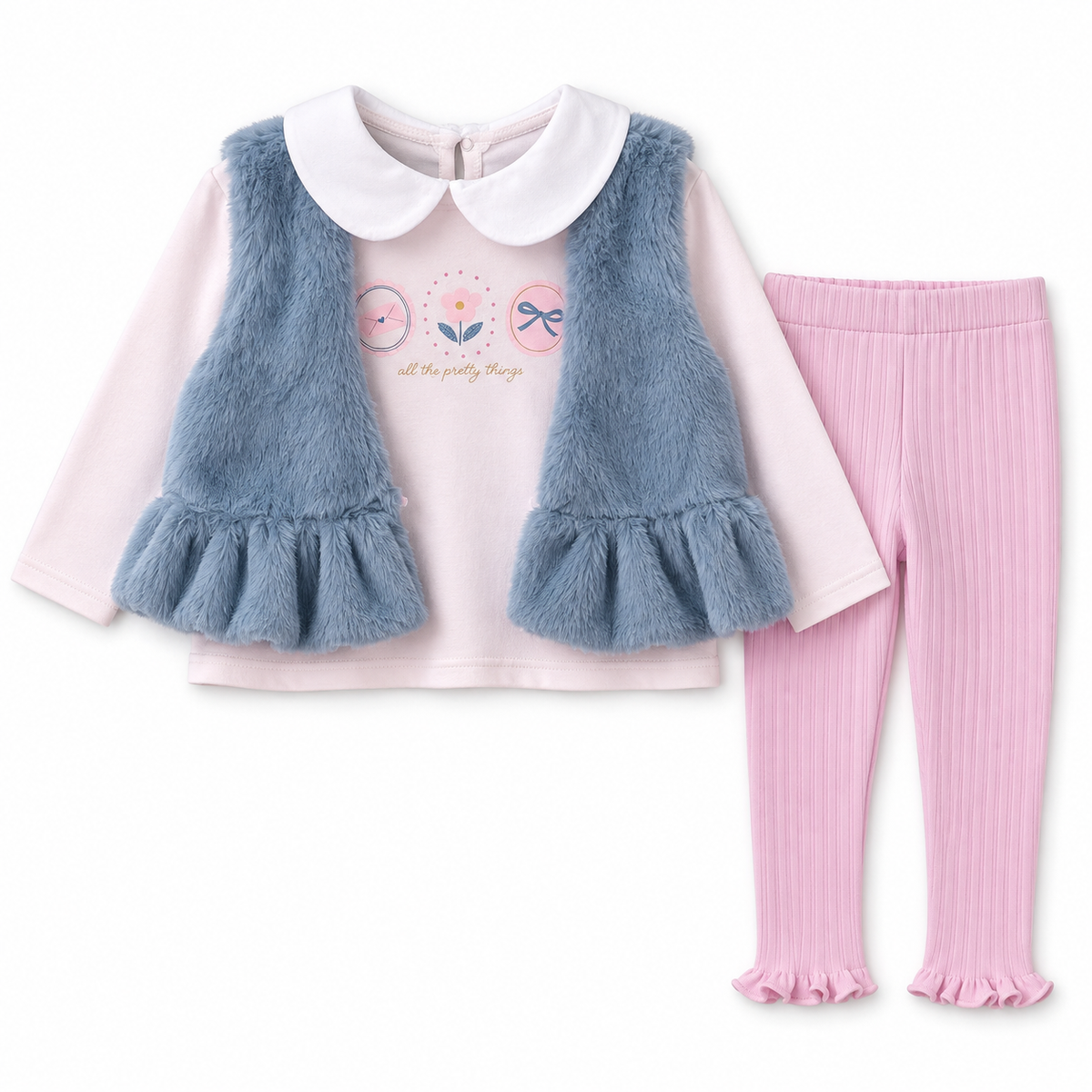 Pretty Things Three-Piece Gilet Set