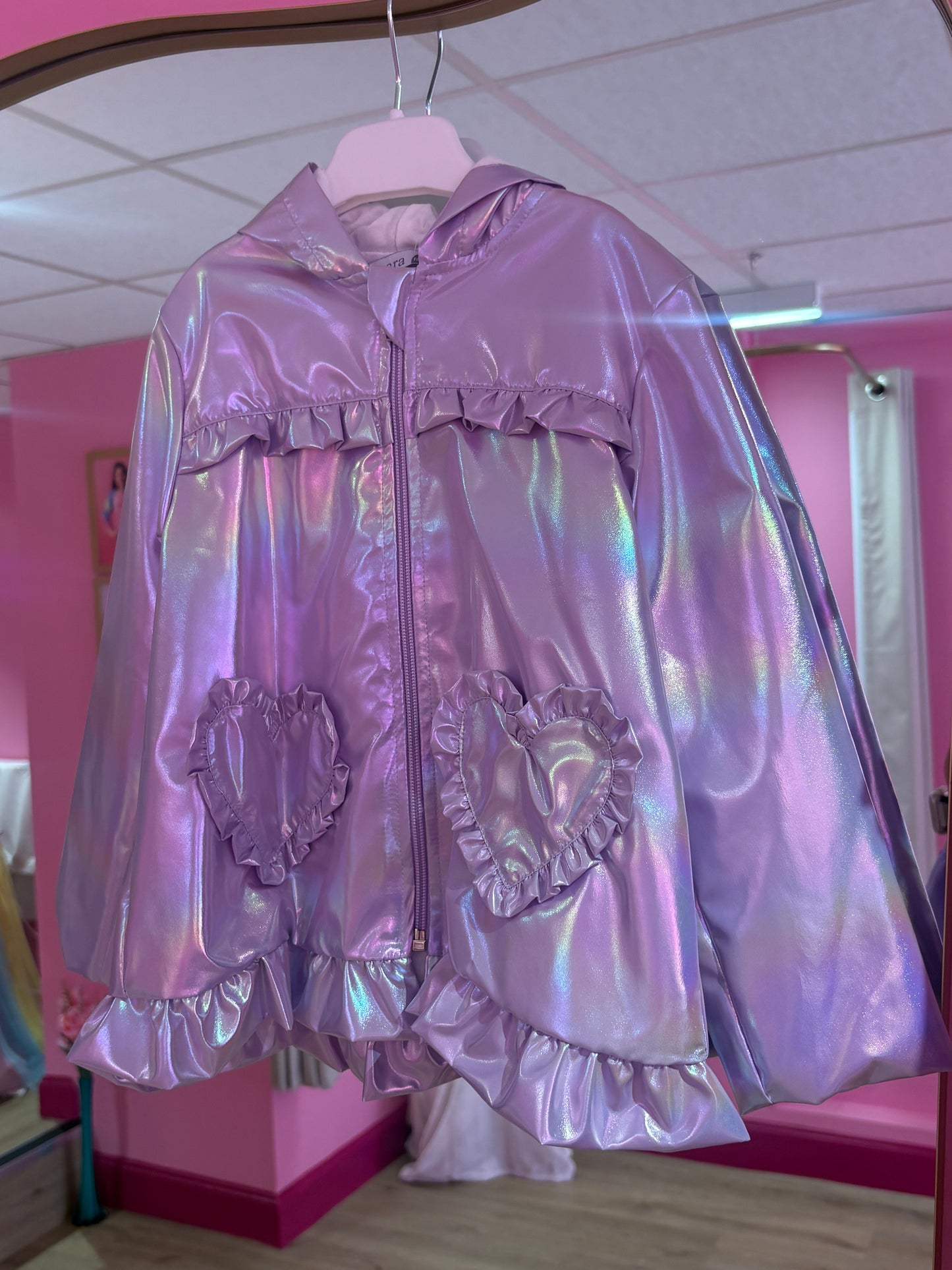 Lovely in Lilac Raincoat
