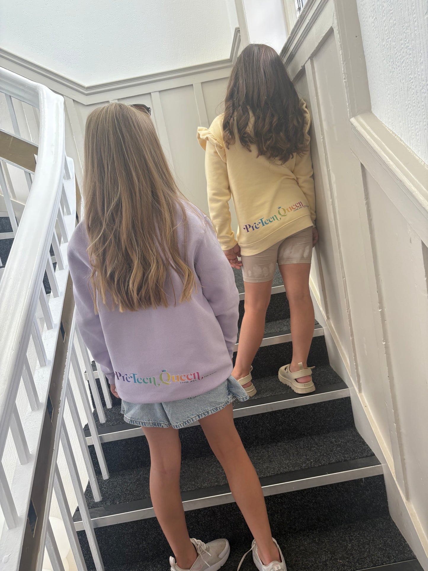 Pre Teen Queen Lilac Staple Sweater