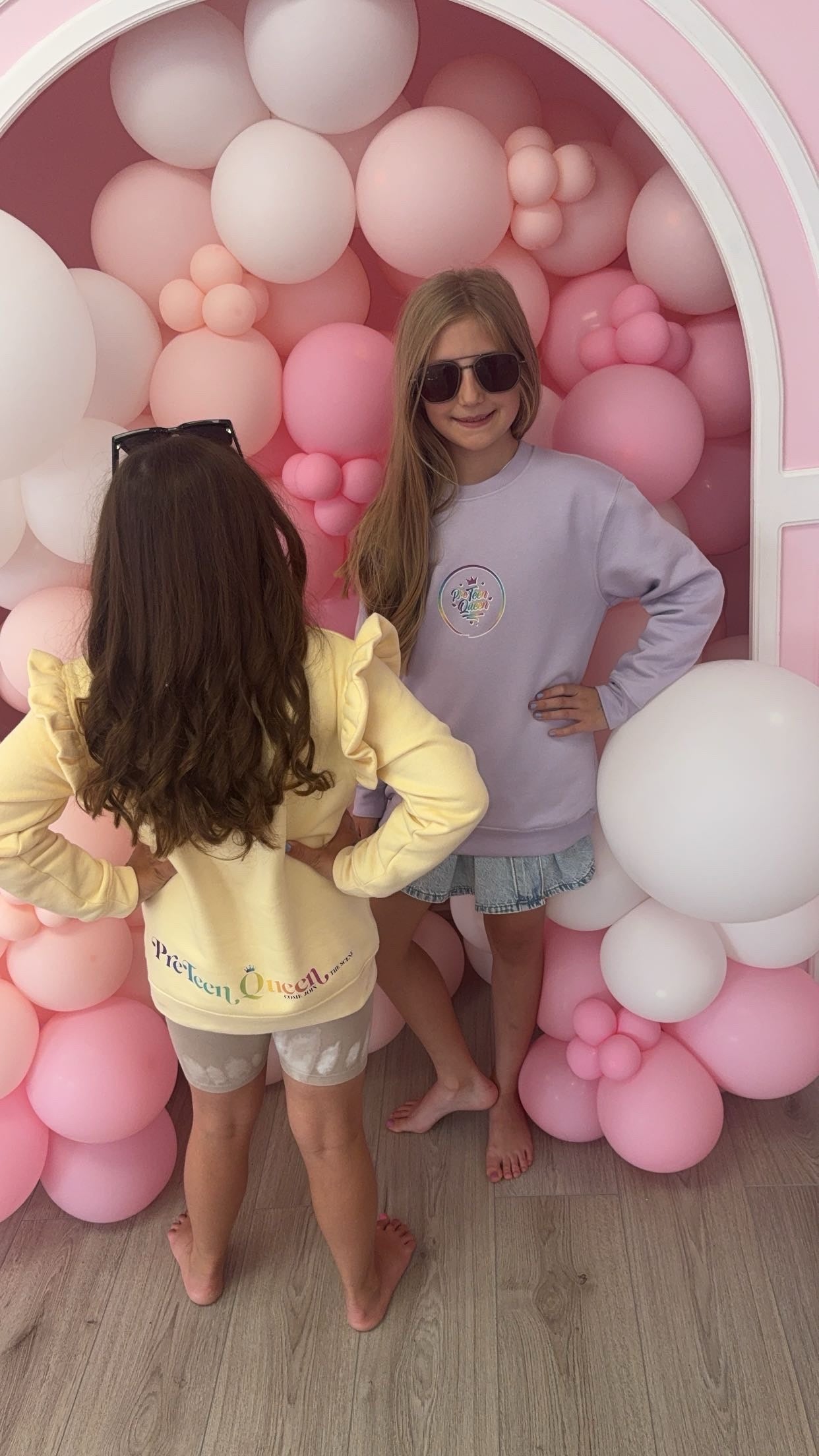 Pre Teen Queen Lilac Staple Sweater