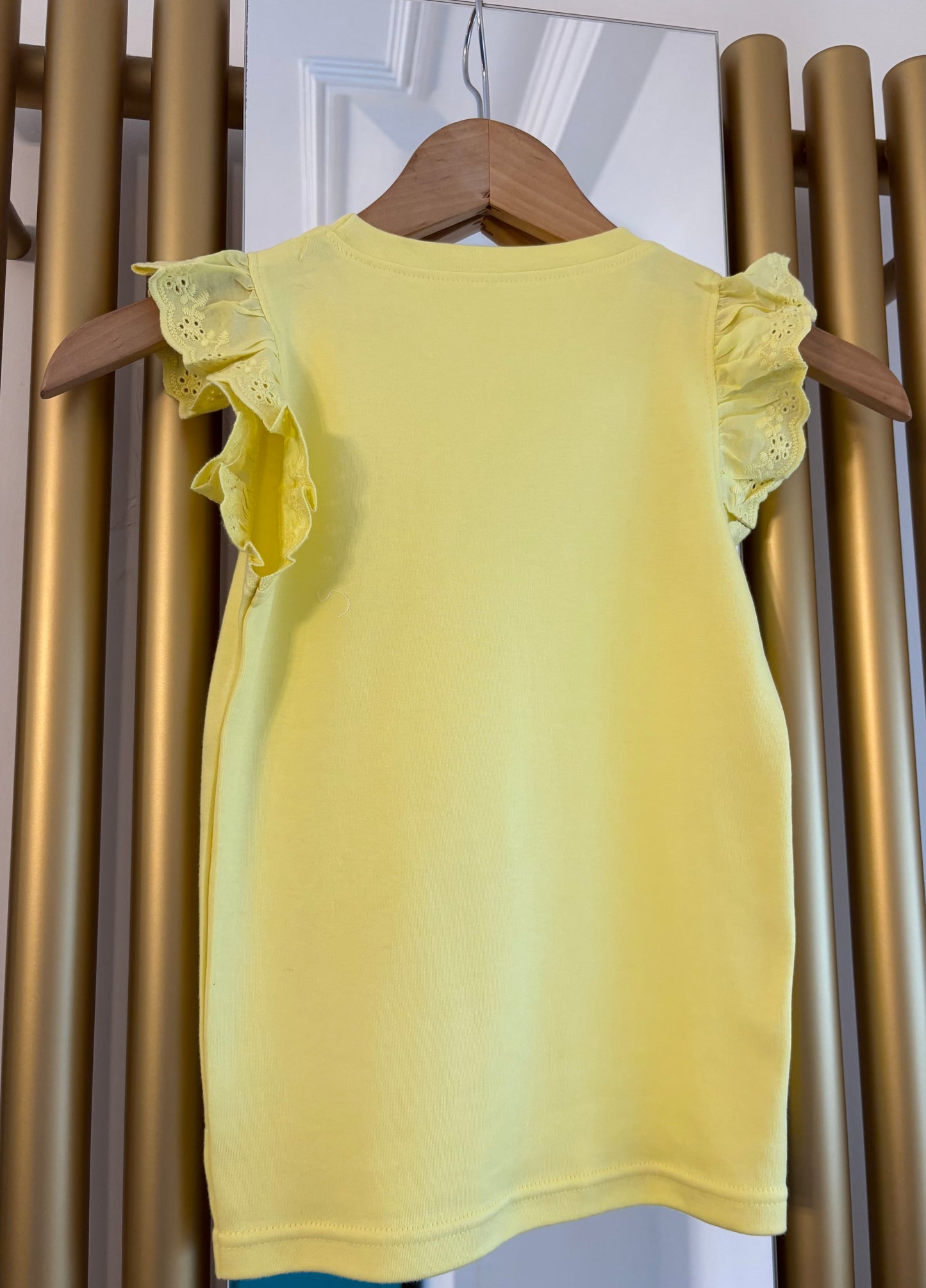 Pre Teen Queen Yellow Short Pyjamas