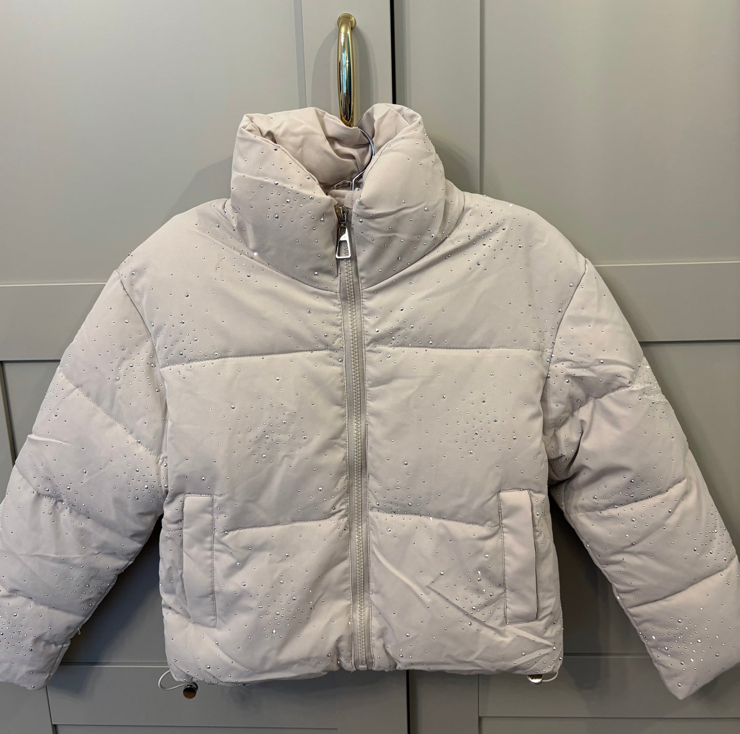 The Jewel Cropped Puffer Jacket