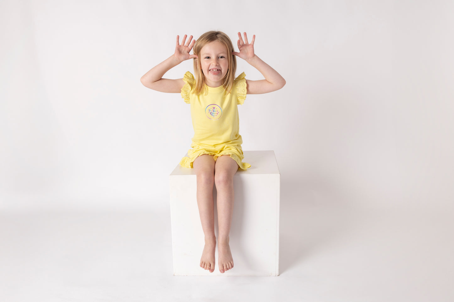 Pre Teen Queen Yellow Short Pyjamas