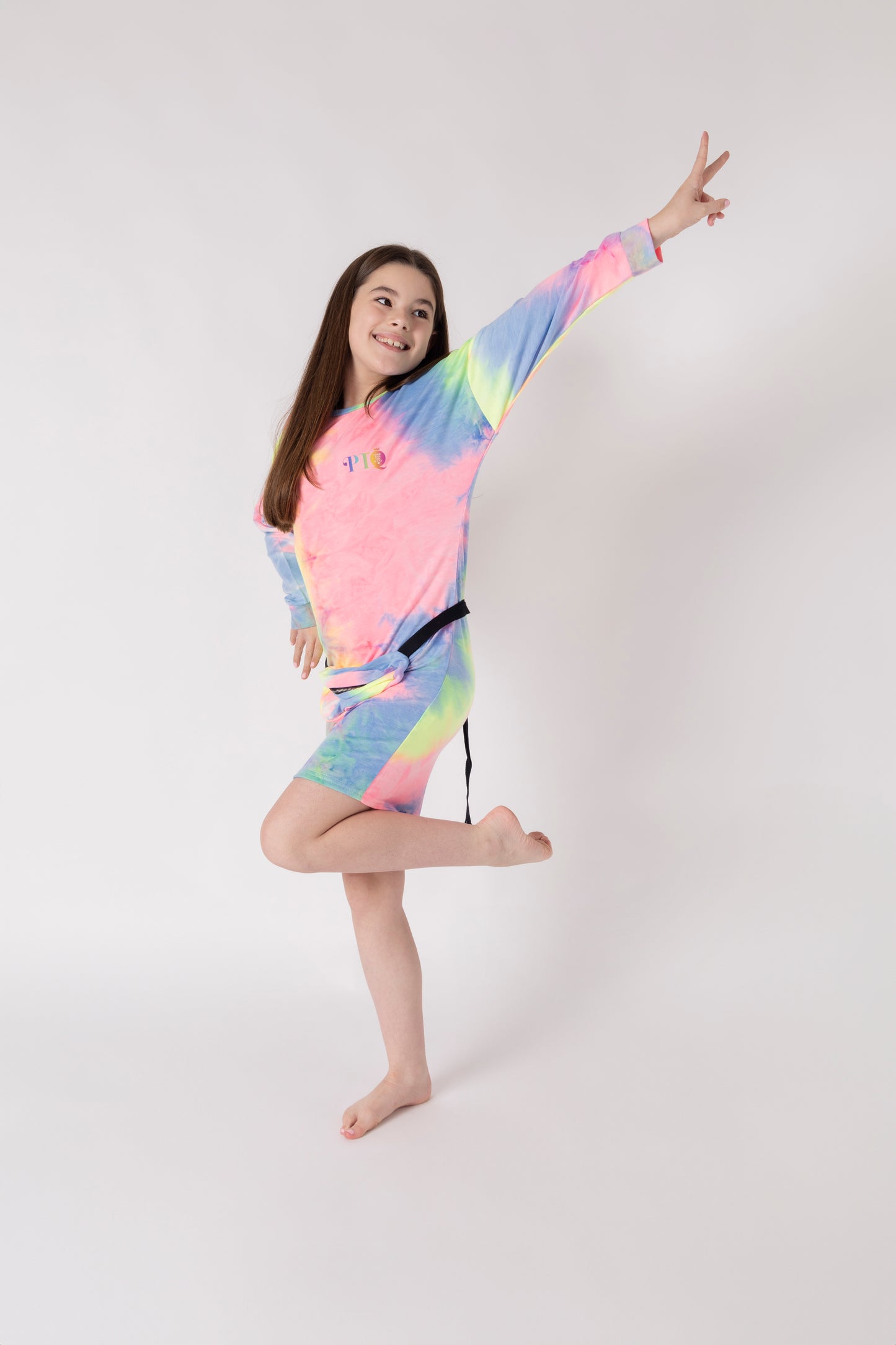 Pre Teen Queen Tie Dye Sweat Dress