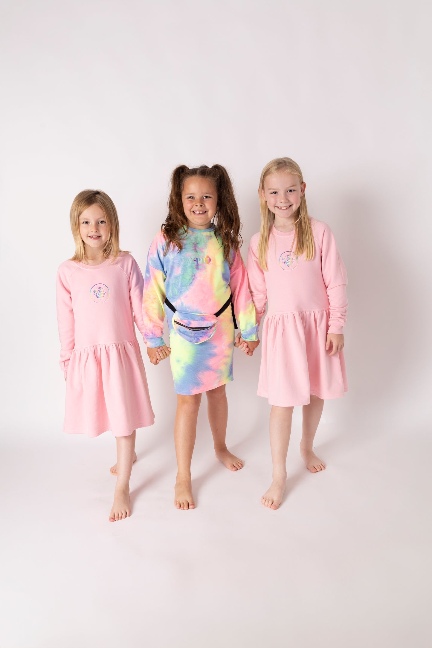 Pre Teen Queen Pink Sweat Dress