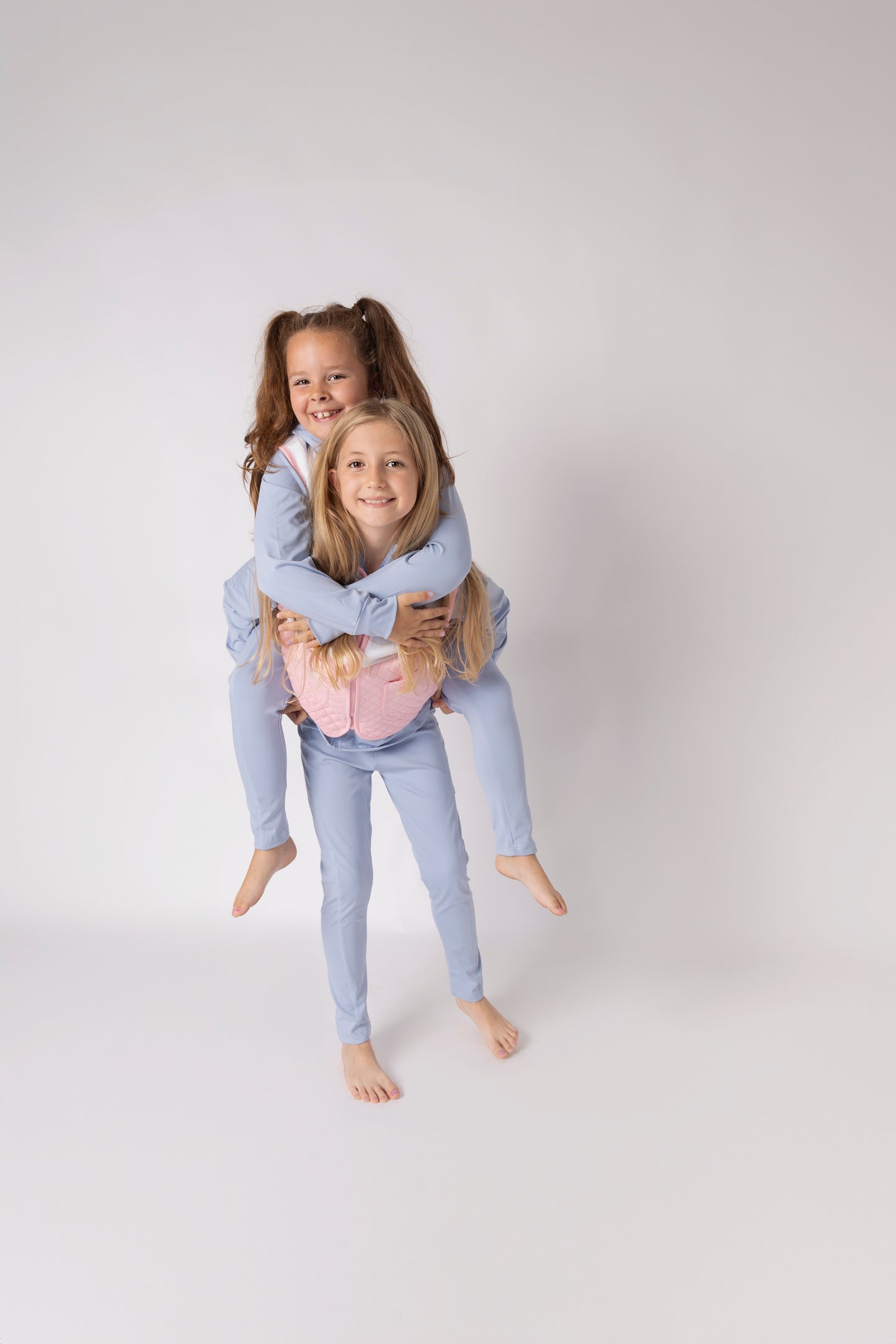 Pale Blue Activewear Two Piece Set