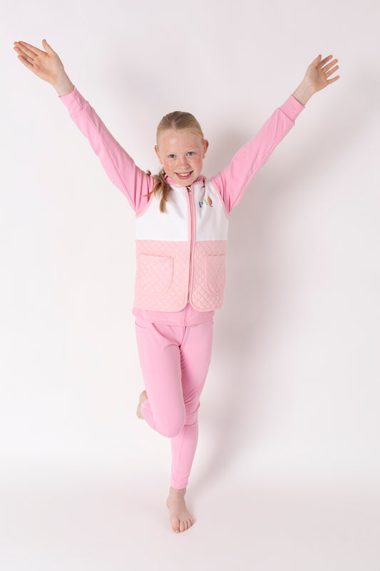 Pink Activewear Two Piece Set