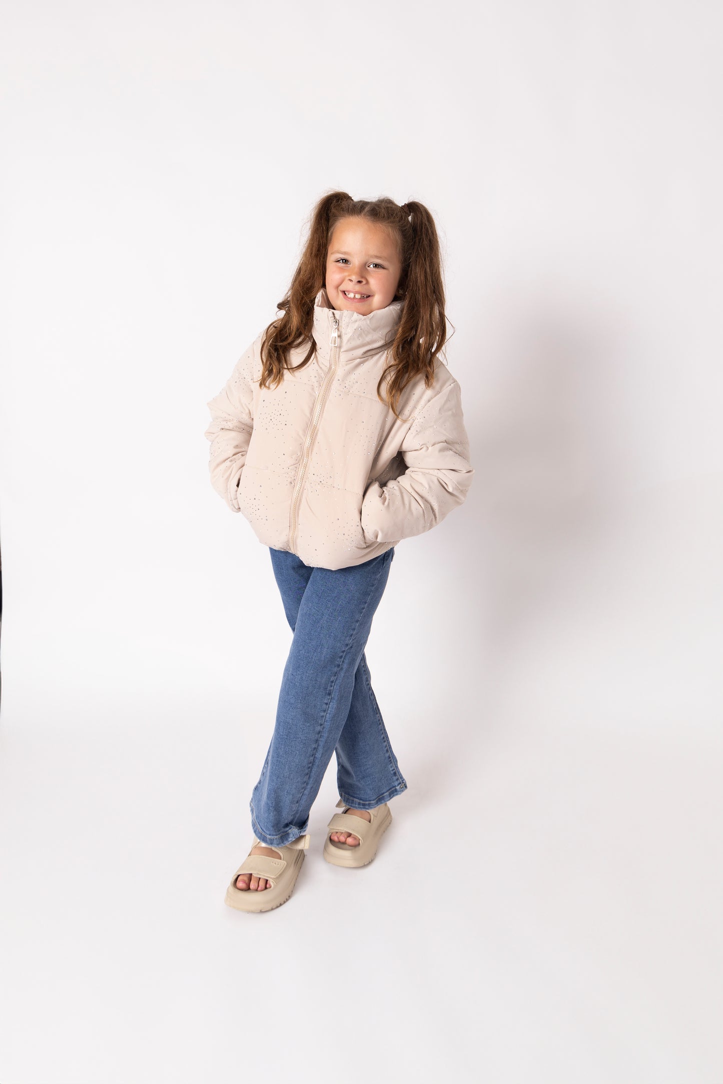 The Jewel Cropped Puffer Jacket