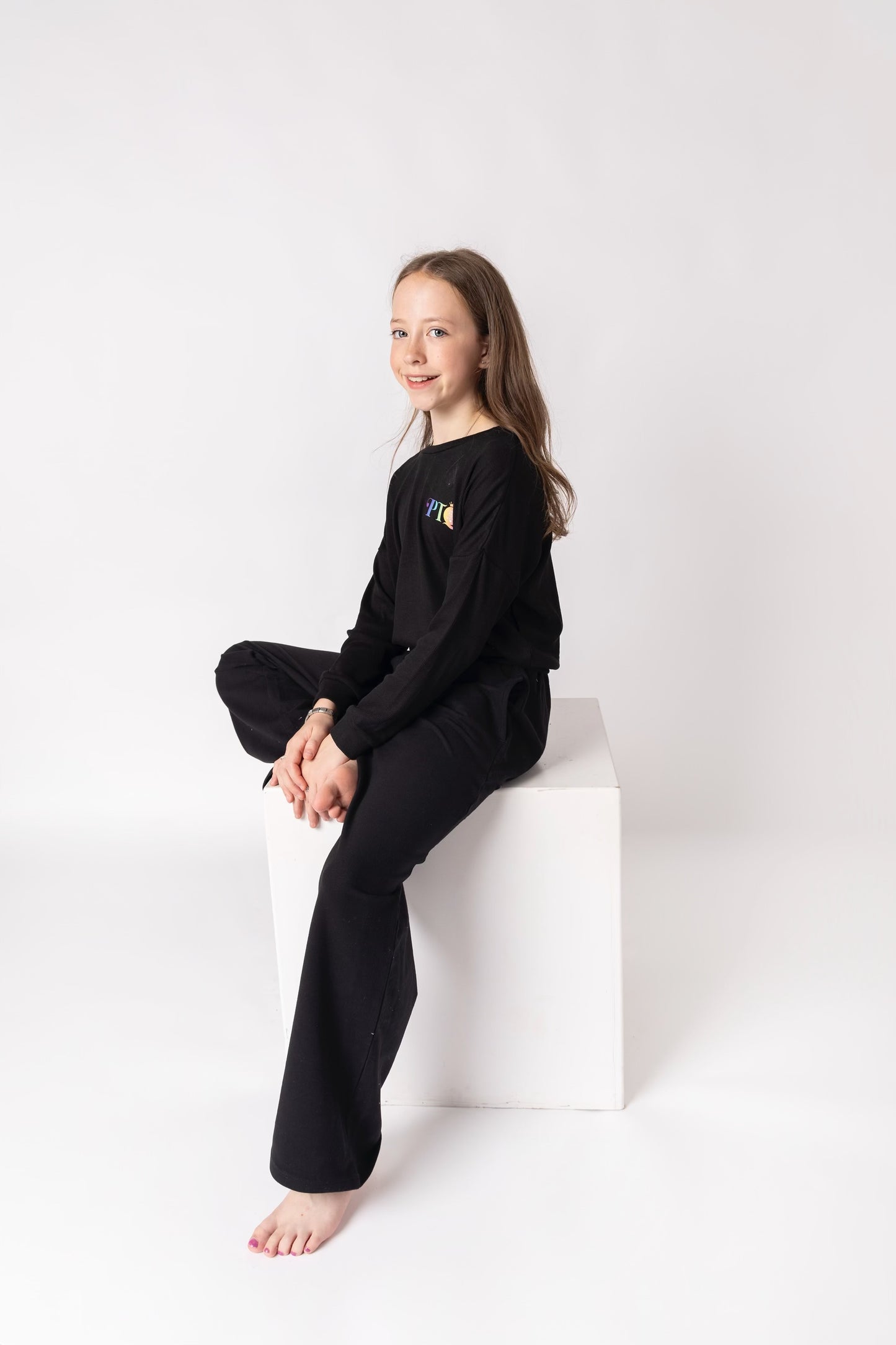 Pre Teen Queen Black Lounge Set