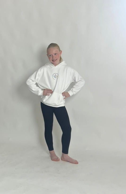 Pre Teen Queen White Hoodie